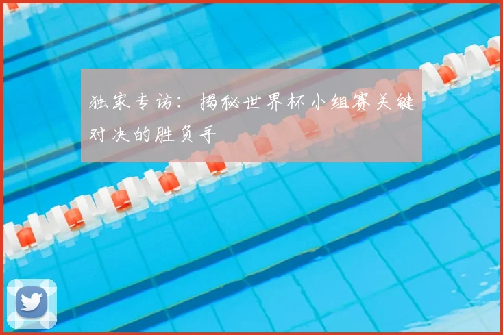 独家专访：揭秘世界杯小组赛关键对决的胜负手