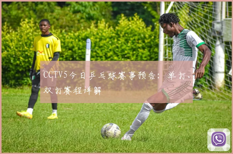 CCTV5今日乒乓球赛事预告：单打、双打赛程详解