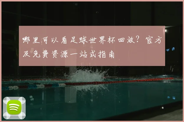 哪里可以看足球世界杯回放？官方及免费资源一站式指南